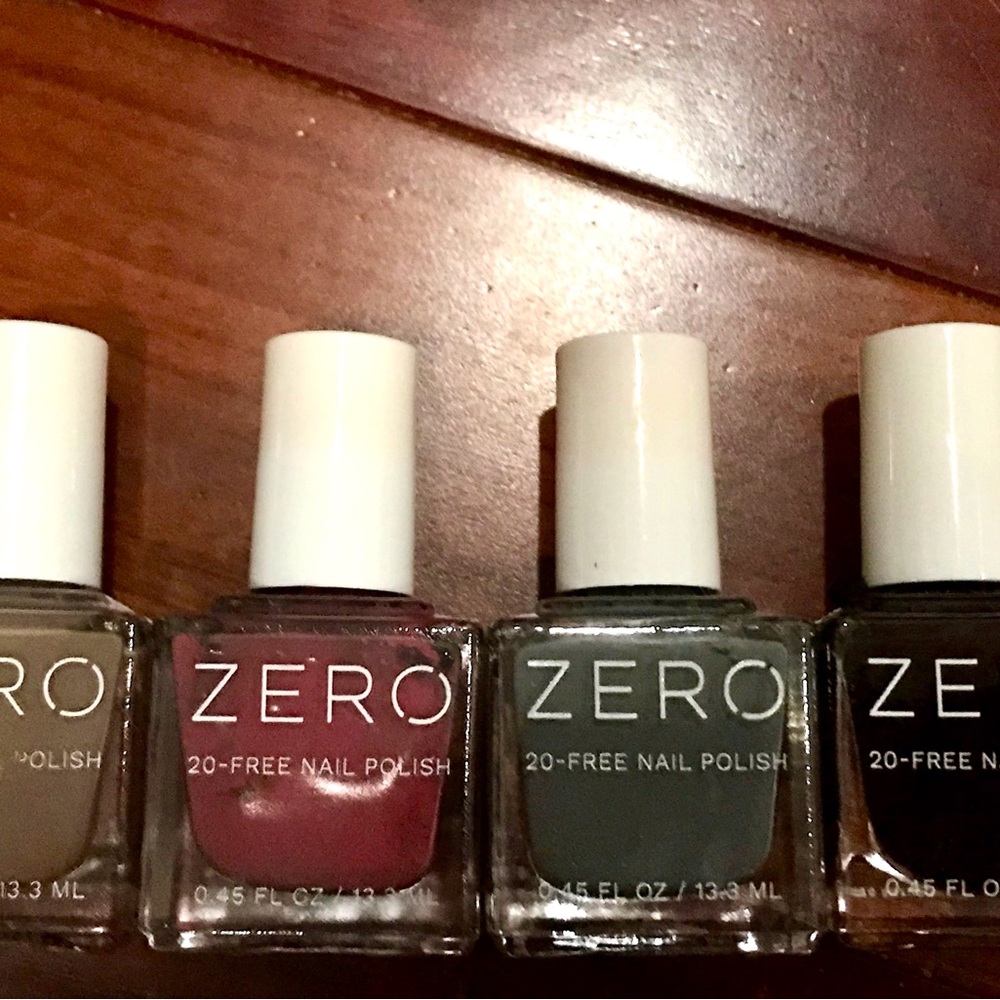 100% Pure ZERO 20-Free Nail Polish Set